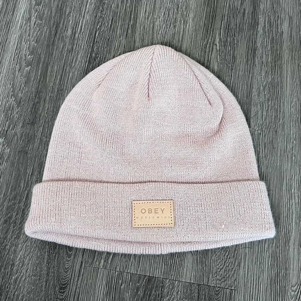 Obey Dusty Rose Beanie
